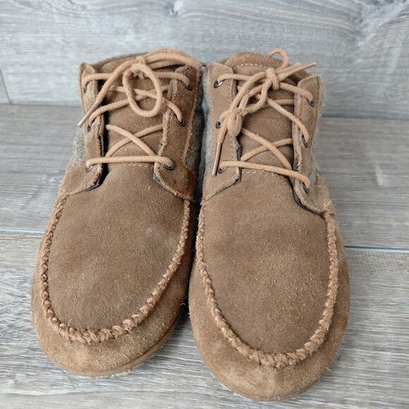 Patagonia Boots Womens Thatcher Kula Chukka Shoes Brown Suede Booties Size 7.5 - Picture 3 of 11